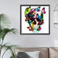 11ct Stamped Cross Stitch - Butterfly Skull (40*40cm)