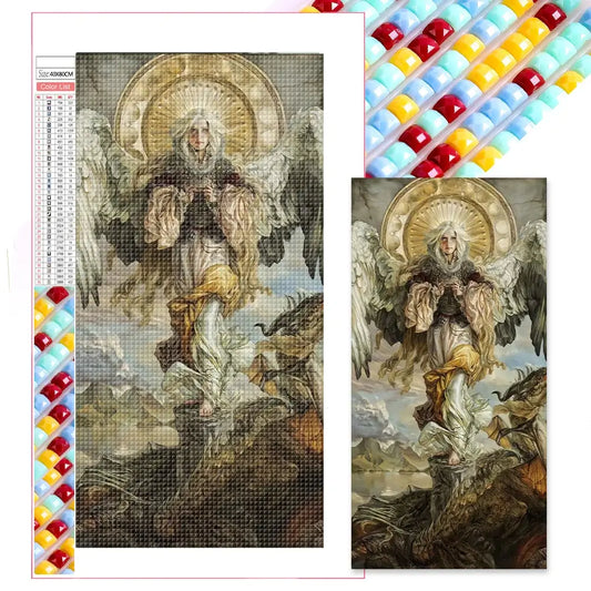 Big Size Diamond Painting - Full Square - Angle (40*80cm)
