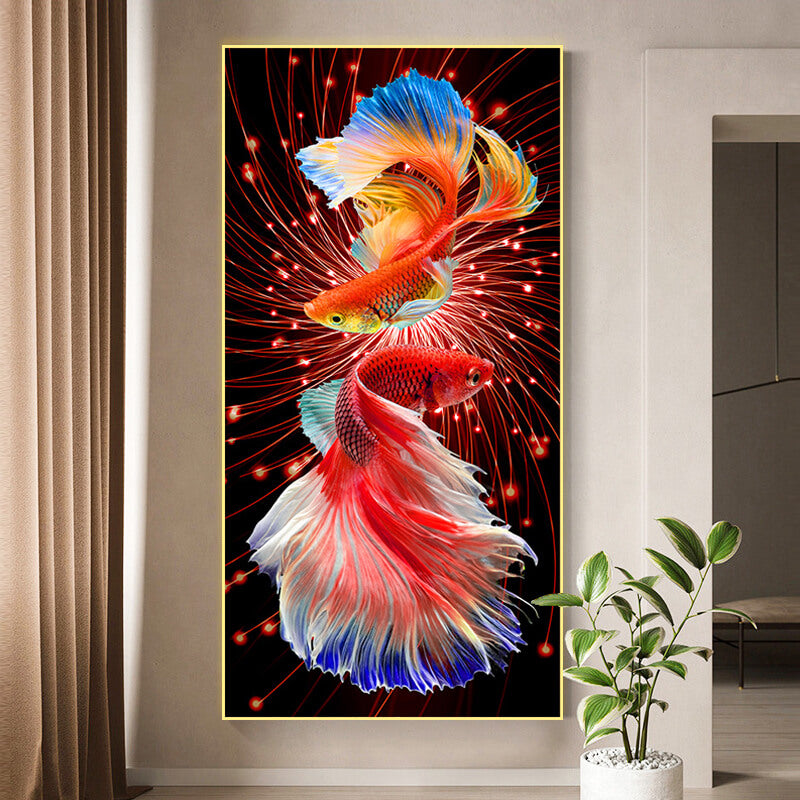 big size fish diamond painting