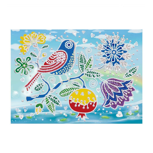 bird luminous diamond painting kit