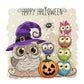 birds halloween diamond painting