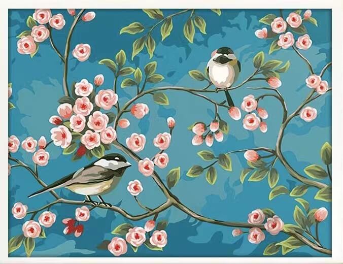 blossom 5d diamond painting kit