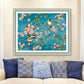 5d diamond painting birds on branch Srping blossom