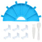 9pcs DIY Diamond Painting Tools Blue Beads Storage Tray Kit