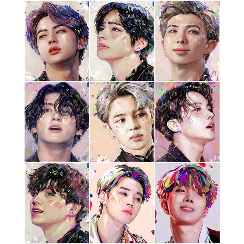 South Korea Boy Band diamond painting - Full Round / Square - BTS
