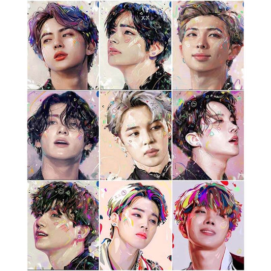 South Korea Boy Band diamond painting - Full Round / Square - BTS