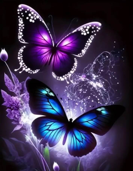 Sparkling Butterfly 5D DIY Diamond Painting