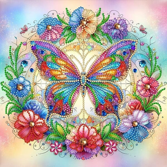 Beautiful Butterfly Crystal Rhinestone Diamond Painting