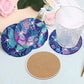 8pcs DIY Diamond Painting Acrylic Coaster Butterfly Cup Coaster