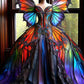 5D DIY Butterfly Dress Diamond Painting 