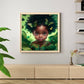 Girl In Green 5D DIY Religion Diamond Painting