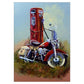 5D Diy Diamond Painting Kit Full Round Beads Motorcycle