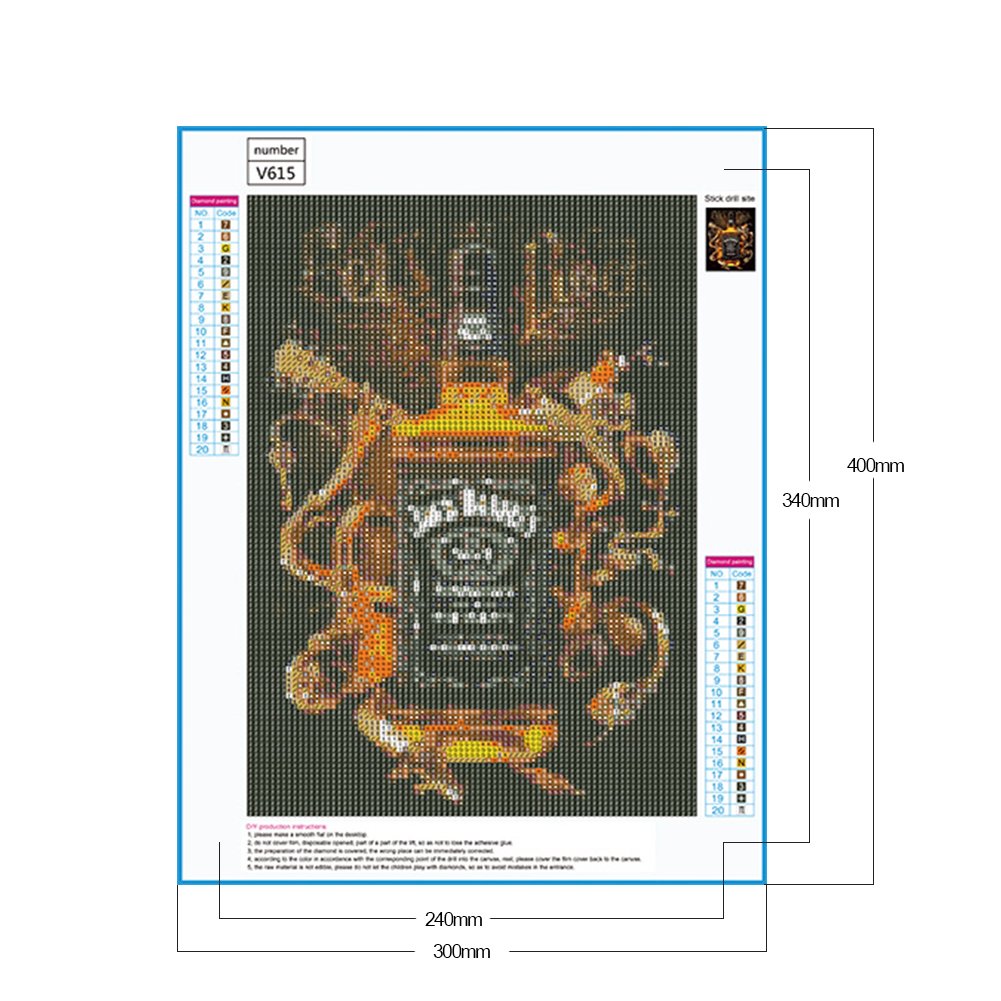 Diamond Painting - Full Round - Whisky