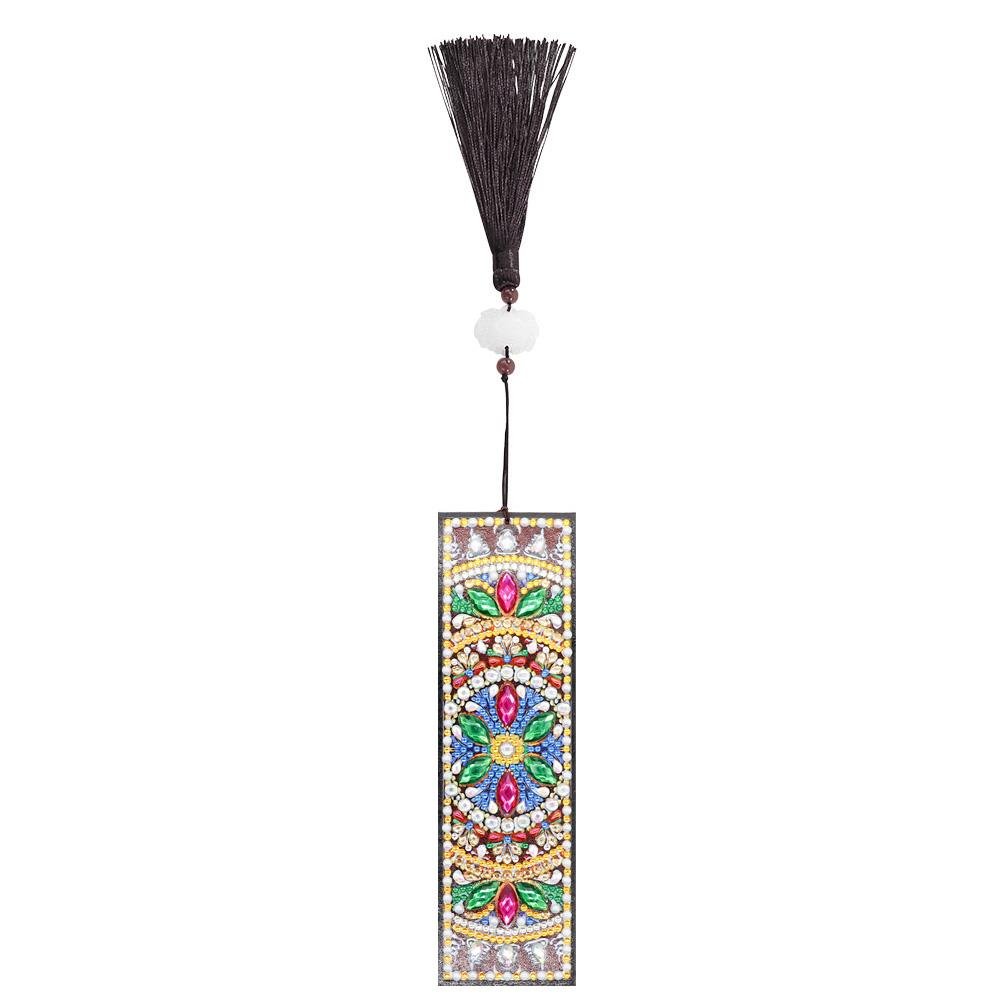 Ethnic Style Pattern Special Shaped Diamond Painting Bookmarks Mosaic Kit