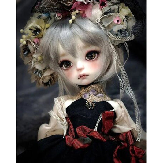 Doll 11CT Stamped Cross Stitch sewing & needlecraft(40*50CM)