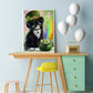 5D DIY Diamond Painting Kit - Full Round - Black Cat C