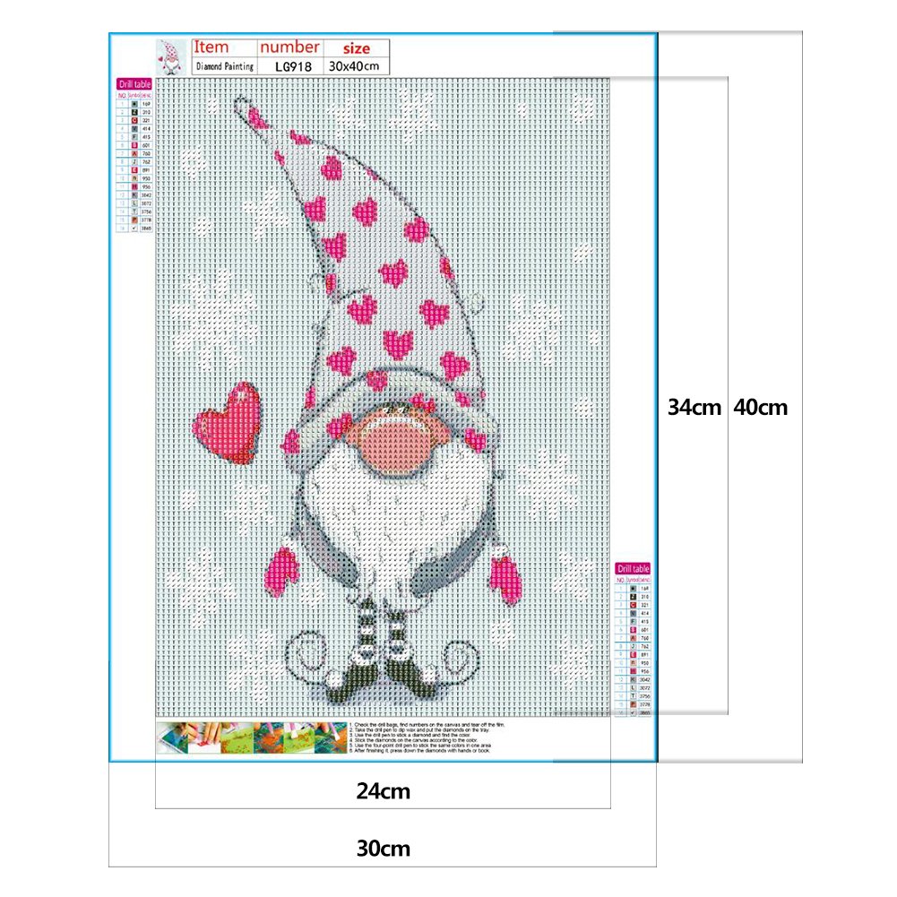5D DIY Diamond Painting Kit - Full Round - Goblin Gnome C