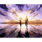Paint By Number Oil Painting Running Couple (40*50cm)