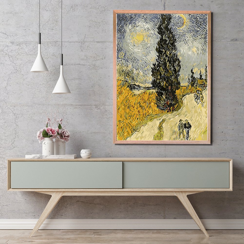 Paint By Number - Oil Painting - Treetop (40*50cm)