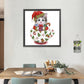 11CT Stamped Cross Stitch - Cat Cup(35*35CM) A