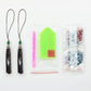 2pcs 5D Mosaic Bookmark Tassel Diamond Painting Page marker
