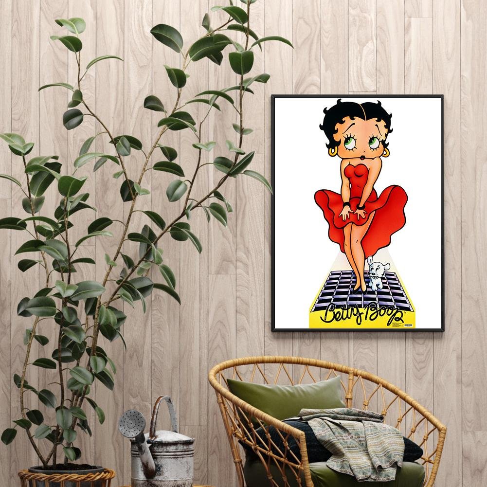 5D DIY Diamond Painting Kit - Full Round - Betty Boop Marilyn Monroe