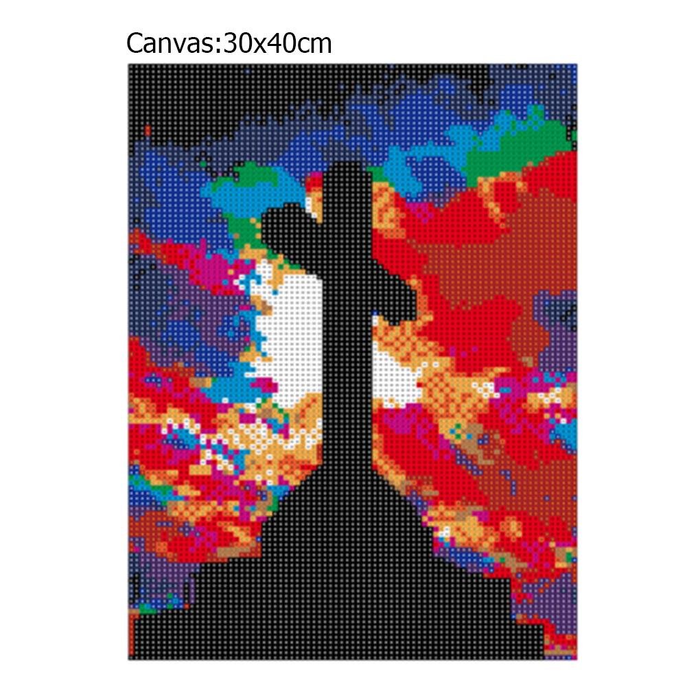 Diamond Painting - Full Round - Cross 1