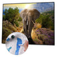 Elephant Hand Painted Acrylic Paints Craft