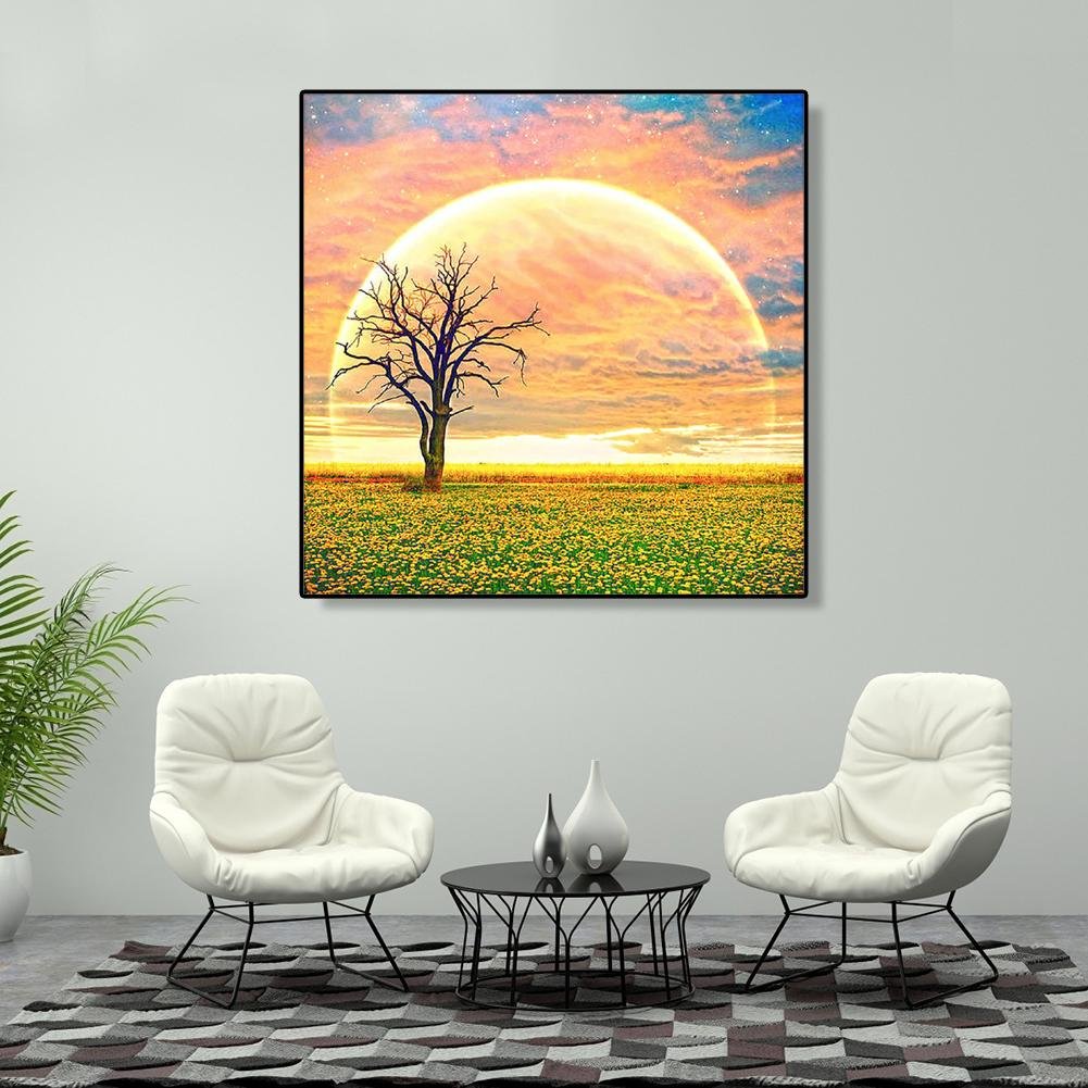 5D DIY Diamond Painting Kit - Full Round - Moon Tree D