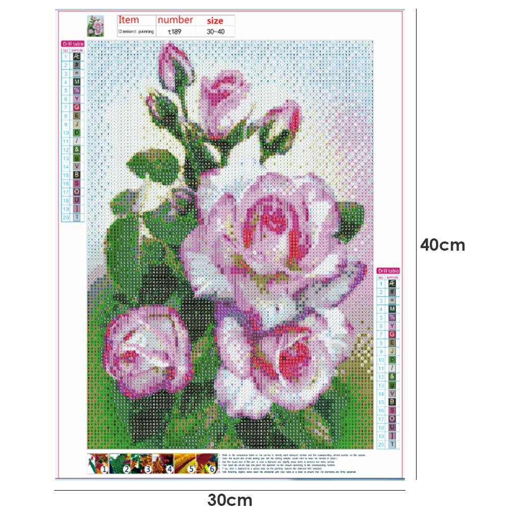 Diamond Painting - Full Round - Flower 11