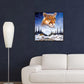 5D DIY Diamond Painting - Full Round - Snow Mountain Tiger