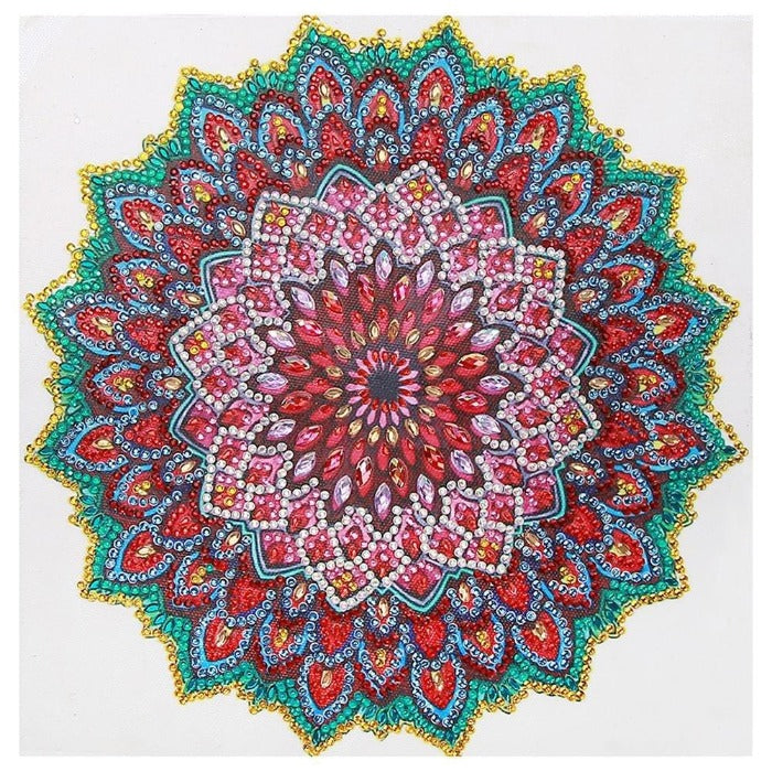 Geometric Mandala 5D Diamond Beads Art Craft 