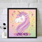 Diamond Painting - Full Round - Cartoon Unicorn B