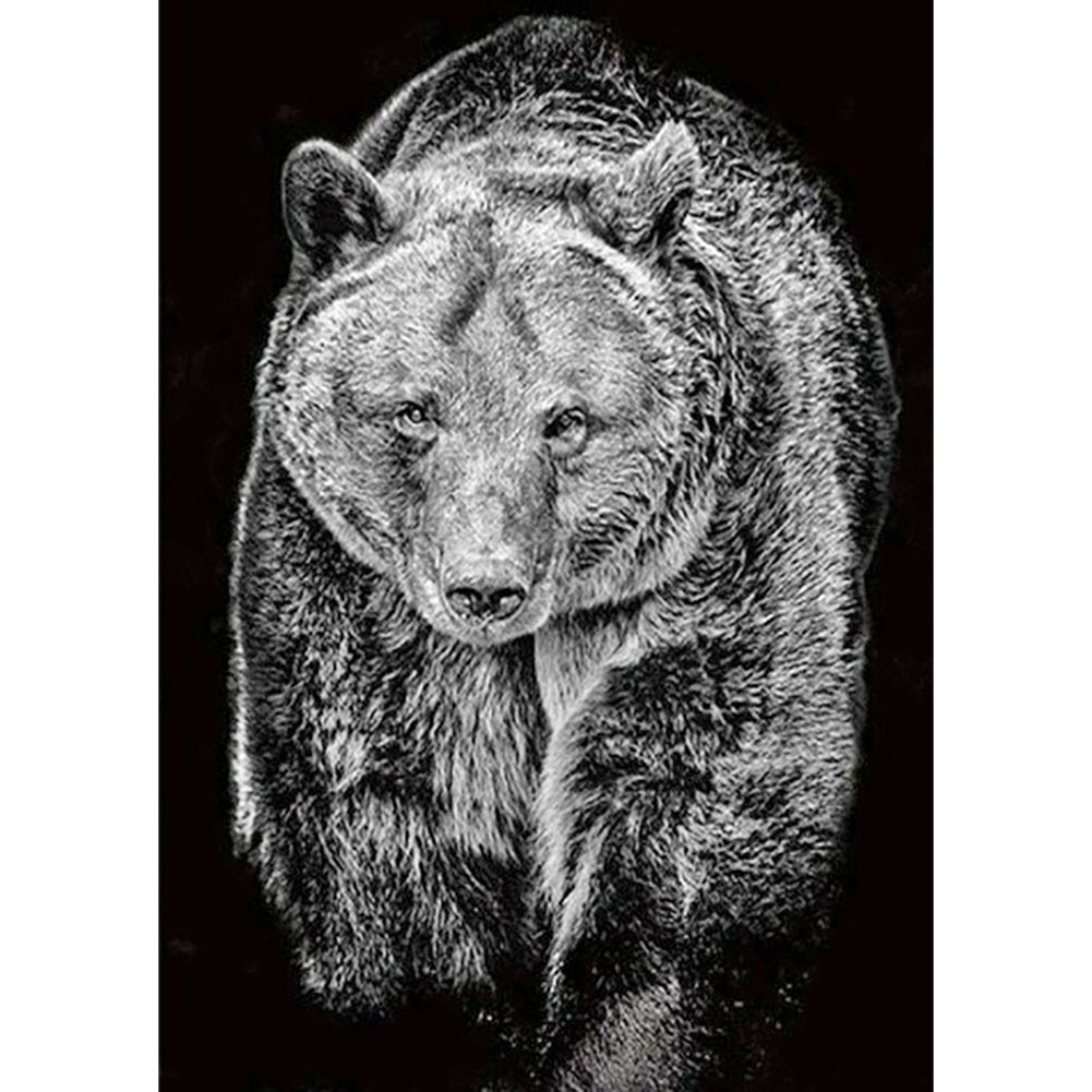 5D Diy Diamond Painting Kit Full Round Beads Bear