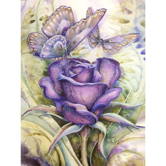 11ct Stamped Cross Stitch Butterfly Quilting Fabric(40*50cm)