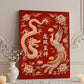 DIY Pearl Painting With Frame - Handmade Self-Adhesive Pearls - Loong and Phoenix (40*50cm)