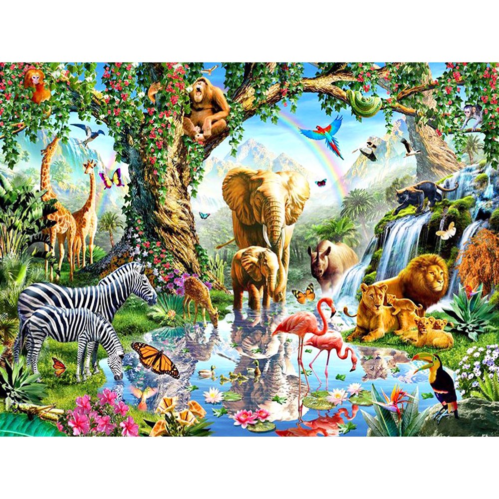 Diamond Paintings Art Full Drill Animal Party