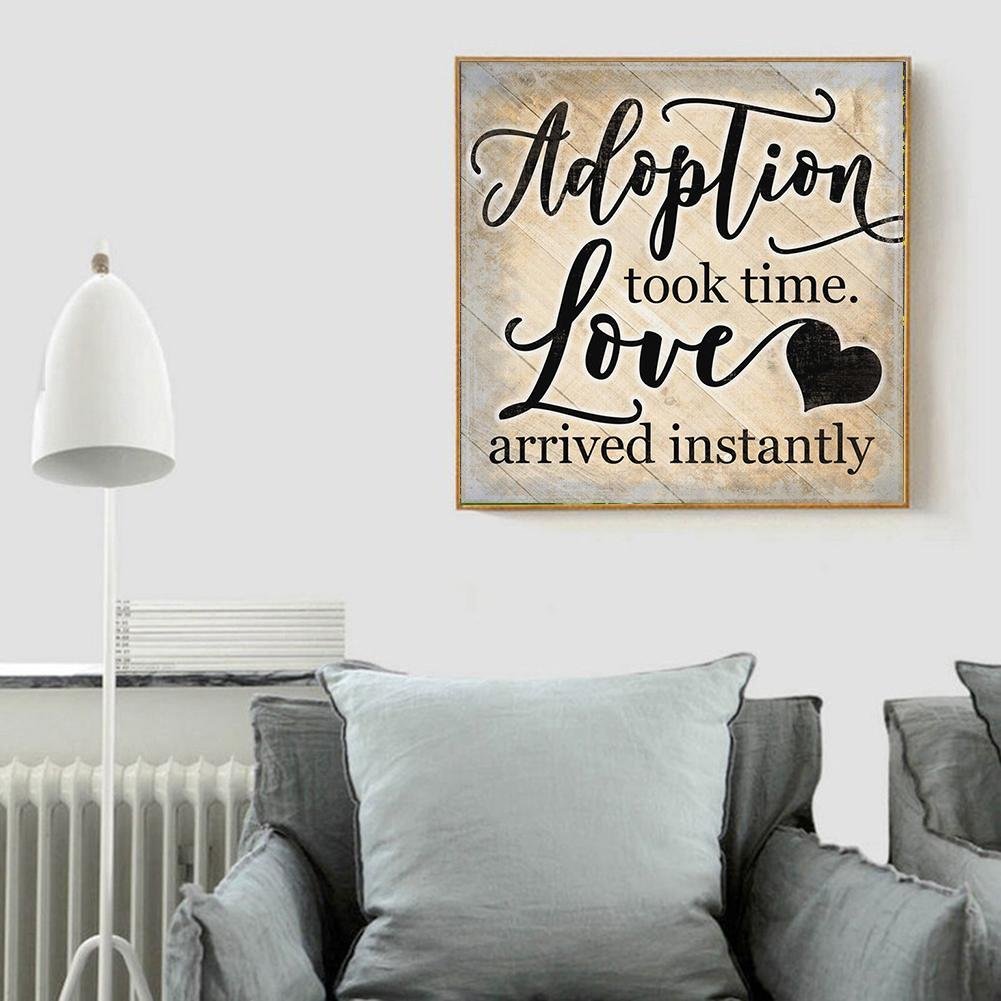 Diamond Painting - Full Round - Adoption & Love
