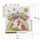 Diamond Painting - Full Round - Cartoon Horse & Owls
