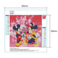 disney rhinestones art craft minnie mickey mouse best friends canvas size