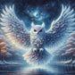 Diamond Painting - Full Round / Square - White Owl