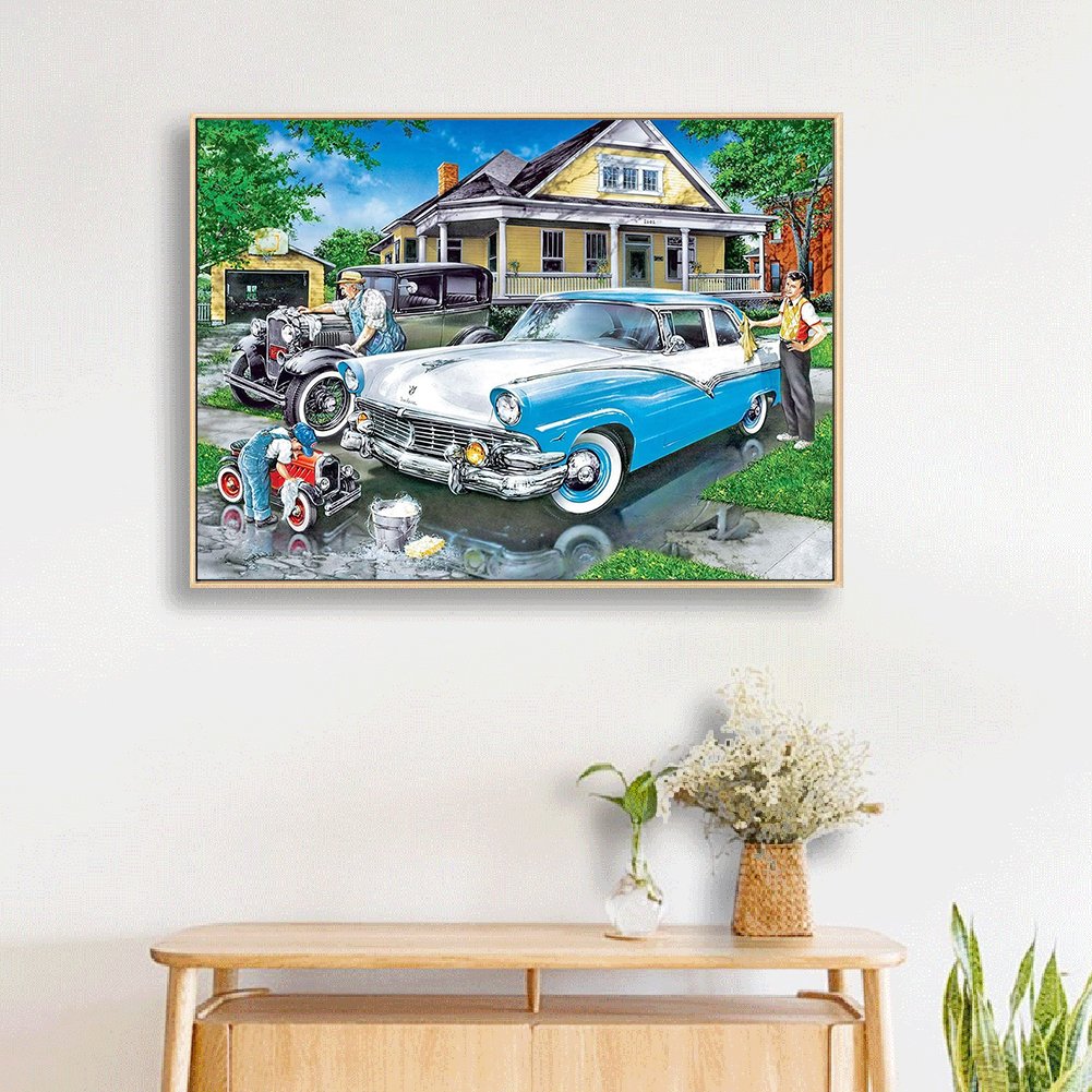 Diamond Painting - Full Round - Cars D