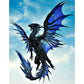 5D Diy Diamond Painting Kit Full Round Beads Flying Dragon