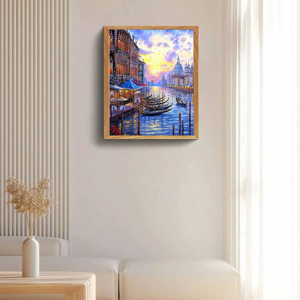 Diamond Painting - Full Round / Square - River and House B