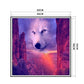 11ct Stamped Cross Stitch - Wolf(50*50cm) A