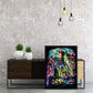 DIY Crazy Witch Hand Painted Canvas Picture Craft Kit Gift Home Living Room Decoration