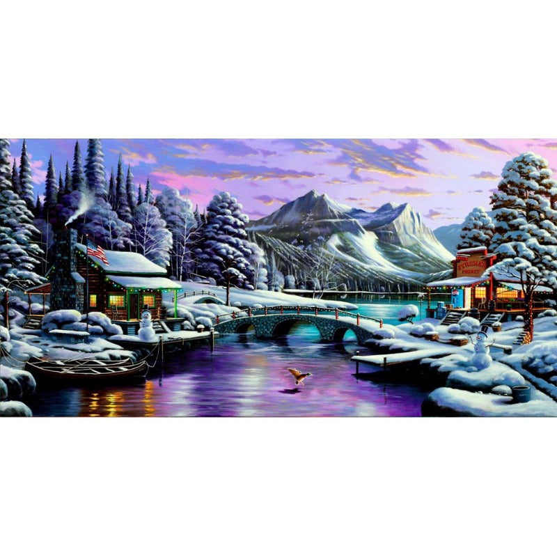 Landscape Full Round Square Diamond Painting Kits 40 x 70cm 50 x 80cm