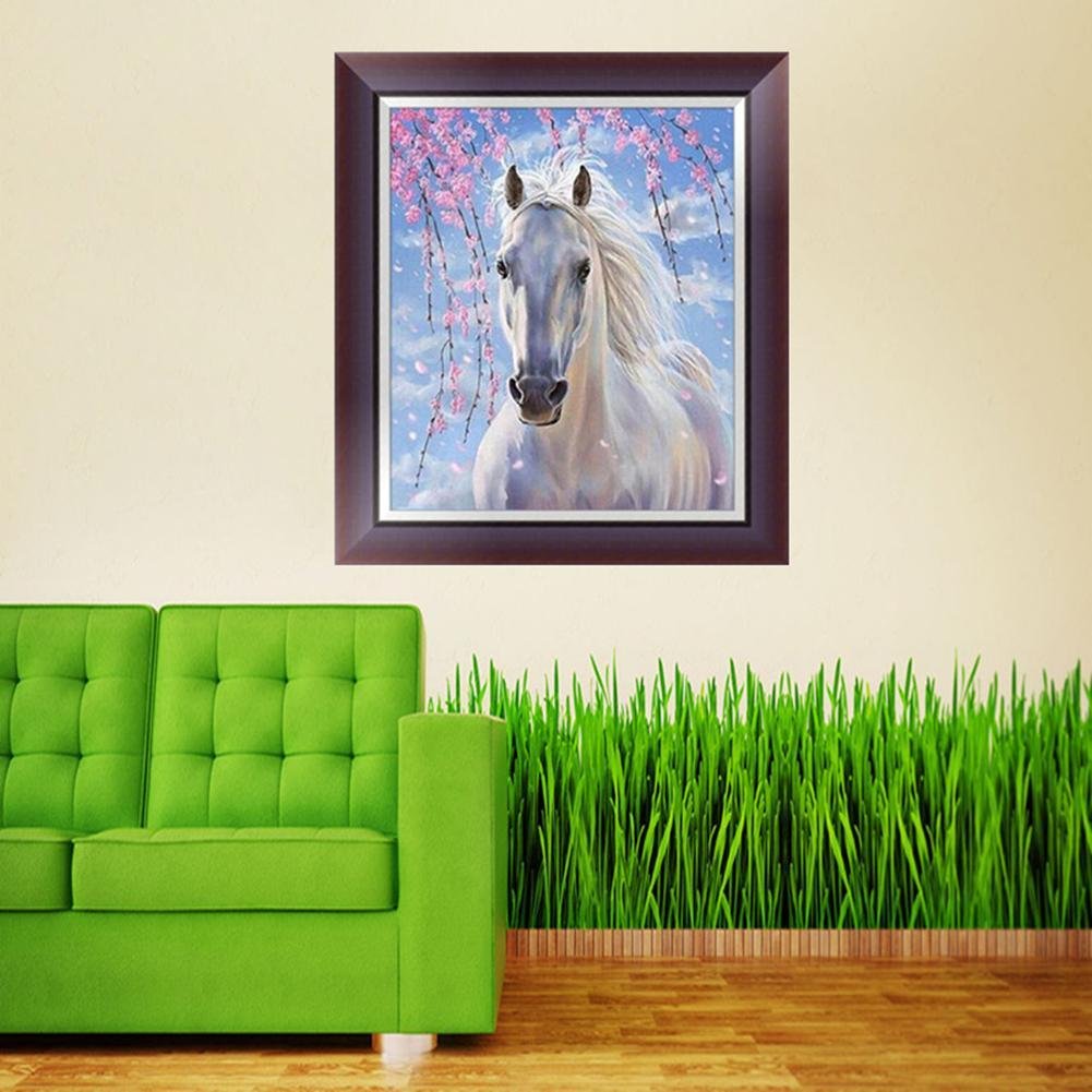 5D Diy Diamond Painting - Partial Round - Horse