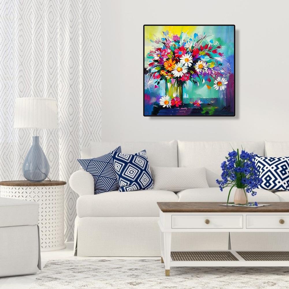 Diamond Painting - Full Round - Colorful Flower B