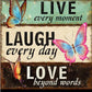 Diamond Painting - Full Round - Live Laugh Love